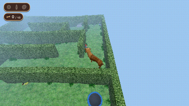 Bouncing high above the hedges on a trampoline